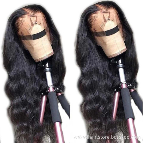 150% 180% Density HD Full Lace Human Hair Wigs For Black Women,Wholesale Brazilian Virgin Hair Transparent Lace Front Wig